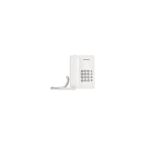 Telefone com Fio Panasonic KX-TS500LXW - Branco
