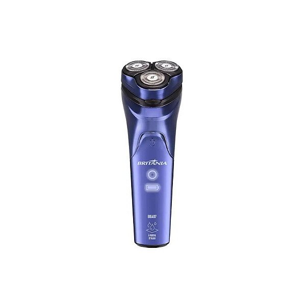 Barbeador Elétrico Britania BBA07 - Recarregável - Bivolt - Azul