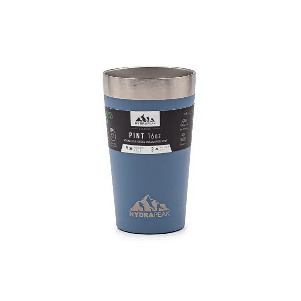Copo Térmico Hydrapeak Celeste 473ML