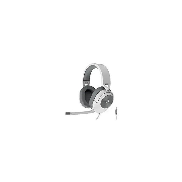 Fone de Ouvido Gamer Corsair HS55 Surround V2 / com Fio - Branco / Cinza (CA-9011390-WW)