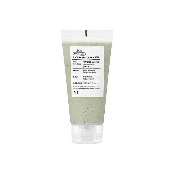 Máscara de Limpeza Facial VT Cosmetics Cica de 120 ML