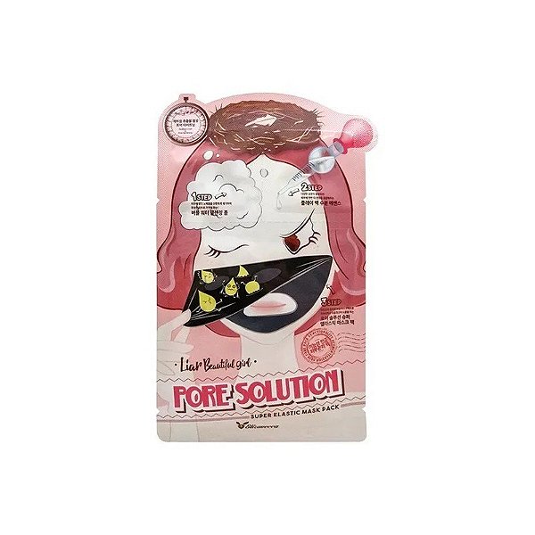 Máscara Facial Elizavecca Pore Solution Super Elástica - 8 Unidades