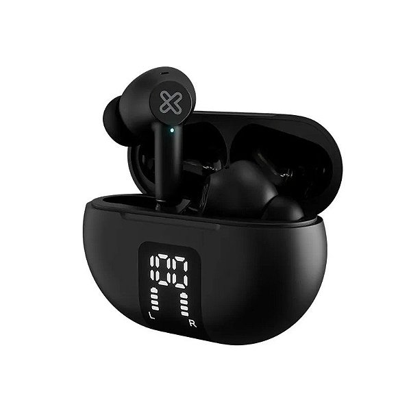 Fone de Ouvido Klip Xtreme Edgebuds KTE-755BK Bluetooth Anc - Preto
