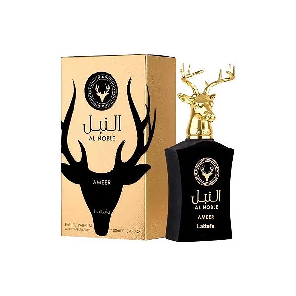 Perfume Lattafa Al Noble Ameer Eau de Parfum Unissex 100ML - Selo Novo