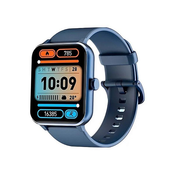 Relógio inteligente Blackview R50 + Pulseira Extra - Azul