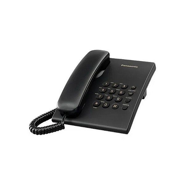 Telefone Panasonic KX-TS500LX Preto