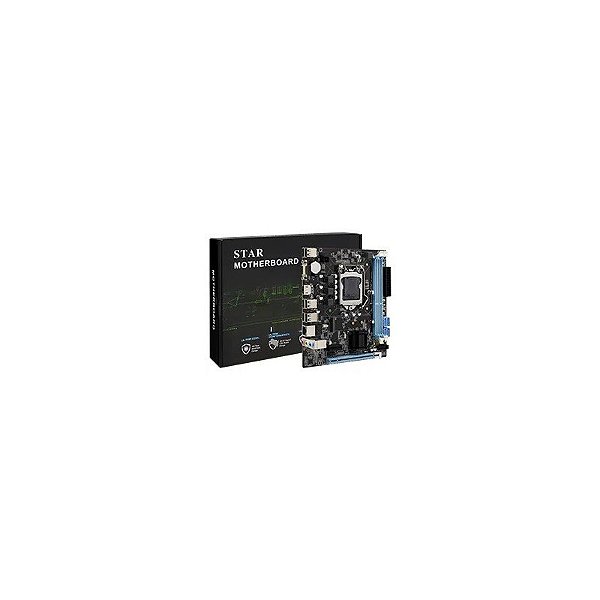 Placa Mãe Star H61 Socket LGA 1155 / VGA / DDR3