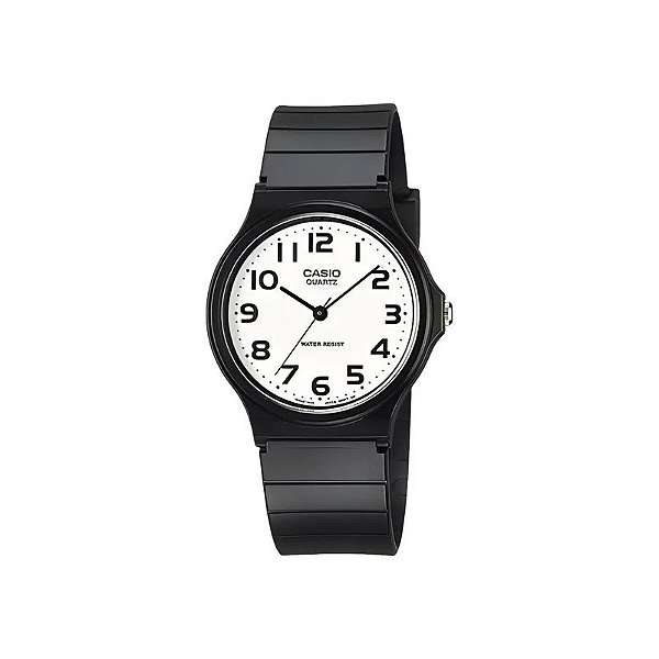 Relógio Casio MQ-24-7B2LDF Analógico Unissex - Preto/Branco