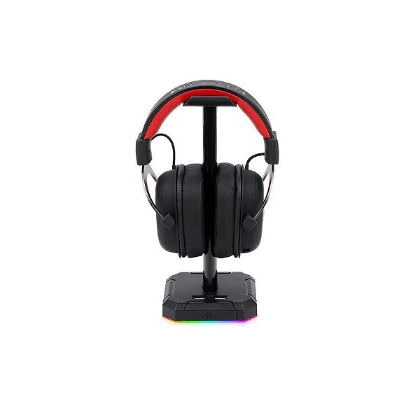 Suporte para Fone de Ouvido Redragon RED-HA300 Scepter Pro Gaming - Preto