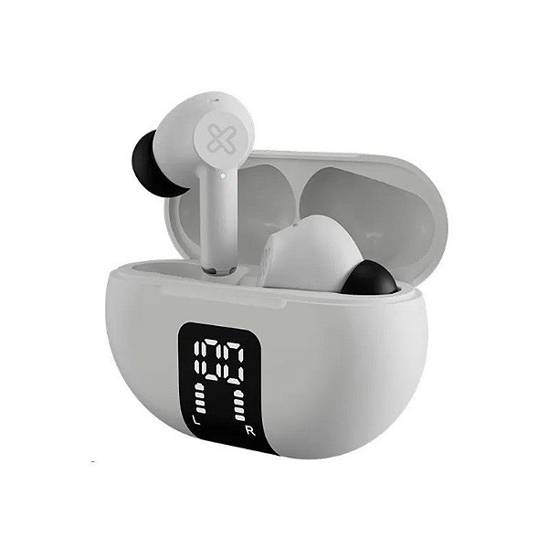 Fone de Ouvido Klip KTE-755WH Edgebuds - Branco