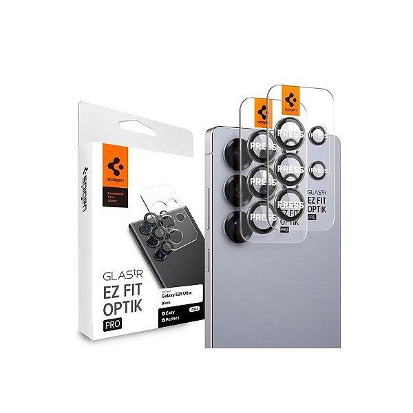 Película Protetora de Câmera Spigen Samsung S25 Ultra Glas Optik Pro AGL09081