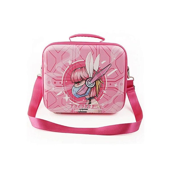 Bolsa Completa Nintendo Switch Oled Coelho Anjo Rosa 1898P Dobe