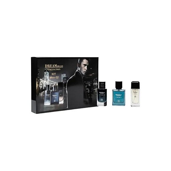 Kit Perfume Dream Brand Collection Masculino MEN-02 25ML