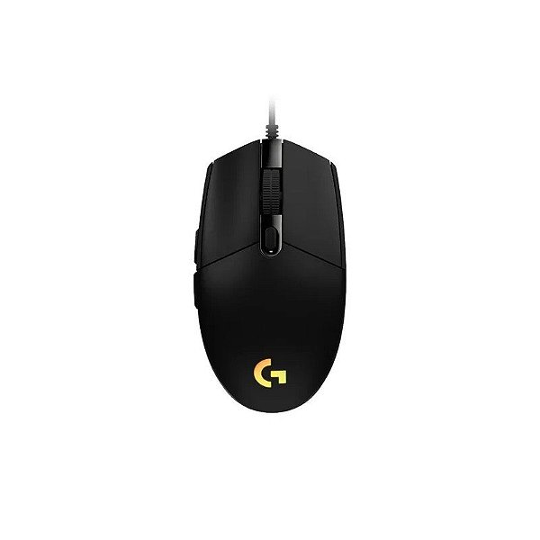 Mouse Gamer Logitech G203 USB 8000DPI Lightsync RGB Preto