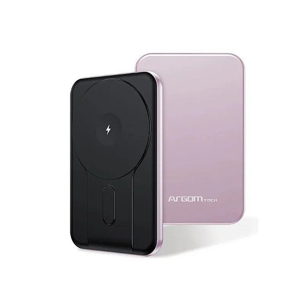 Carregador Portátil Argom MS5 5000mAh ARG-PB-1160PK A00675 - Rosa