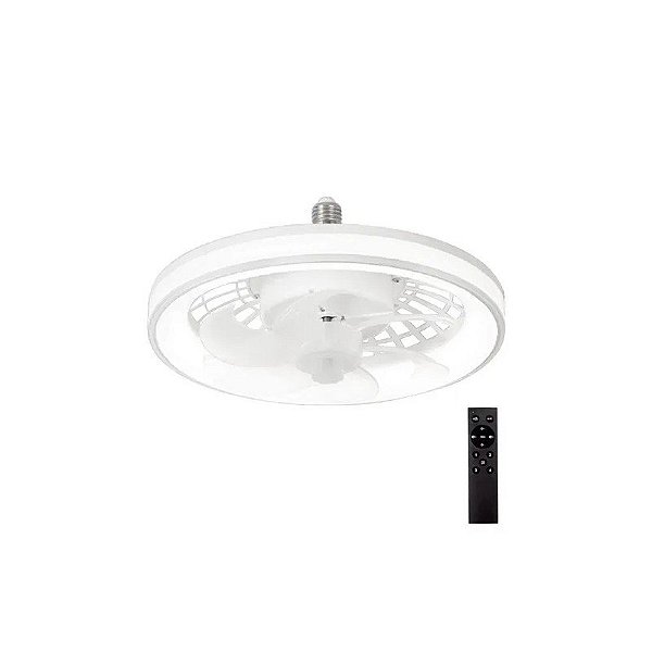 Ventilador de Teto Satellite A-F2705 - 90W - com Luminária - Bivolt - Branco