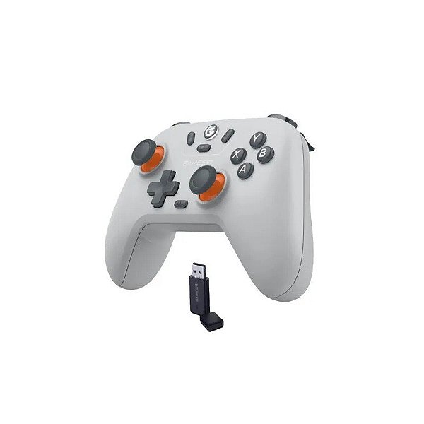 Controle Gamesir Tan Nova Lite Sem Fio para Nintendo Switch/ PC/ Steam/ iOS/ Android - Cinza