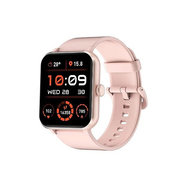 Relógio Inteligente Blackview R50 - Bluetooth - com Pulseira Extra - Rosa