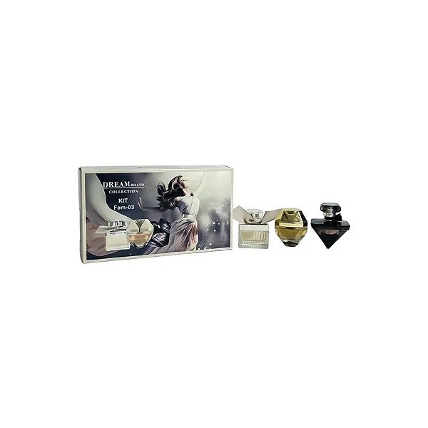 Kit Perfume Dream Brand Collection FEM-03 Feminino 25ML