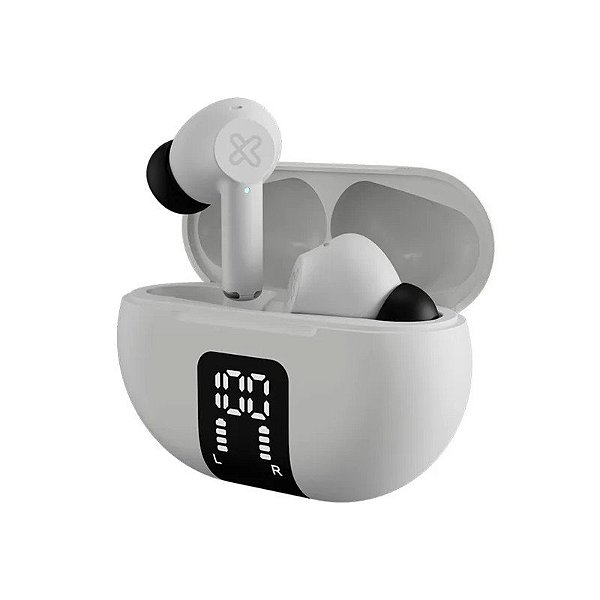 Fone de Ouvido Klip Xtreme Edge Buds KTE-755WH Bluetooth ANC - Branco