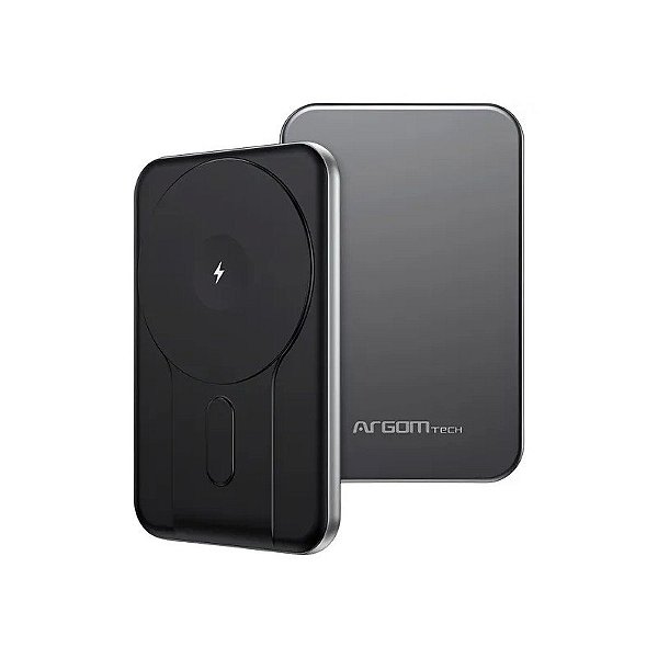 Carregador Portátil Argom Powerbank ARG-PB-1160SL USB-C 5.000 Mah Cinza