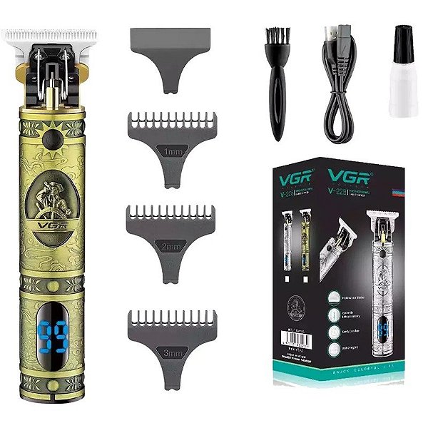 Cortador de Cabelo VGR Voyager Hair Trimmer Dourado V-228