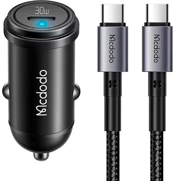 Carregador Veicular Mcdodo CC-7493 - Preto