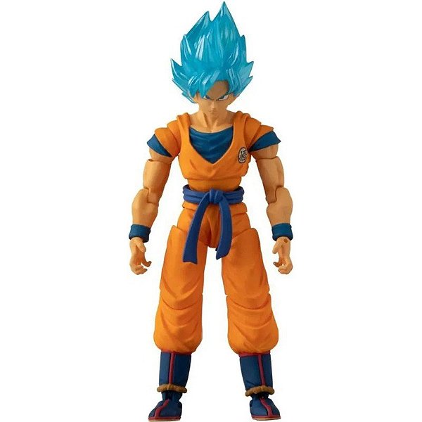 Boneco Super Saiyan God Goku Blue Dragon Ball Super Bandai - 36271