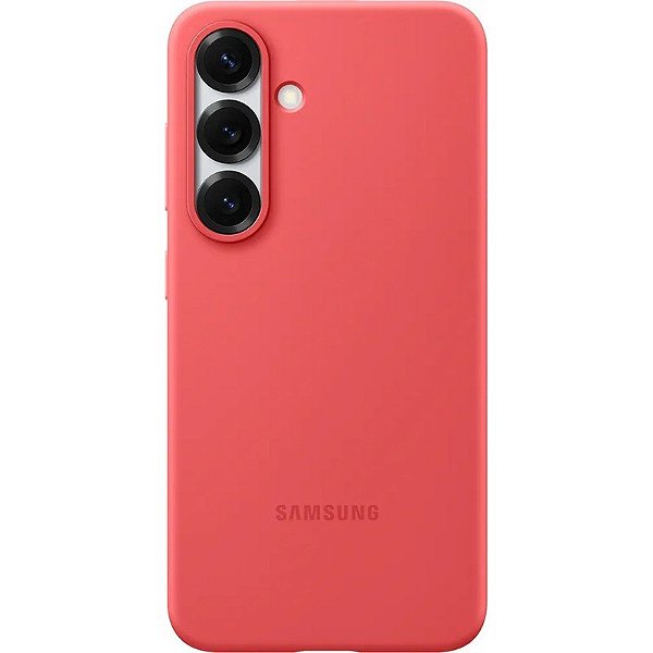 Capa de Silicone Samsung Galaxy S25 EF-PS931CREGWW - Vermelha
