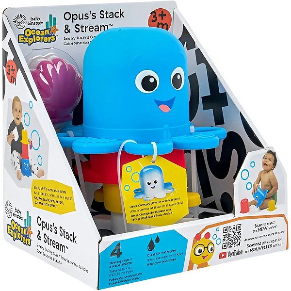 Jogo de copos sensoriais empilháveis Stack and Stream da Opus