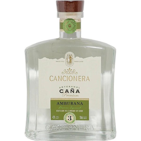 Garrafa Cana Cancioneira Amburana - 750ml