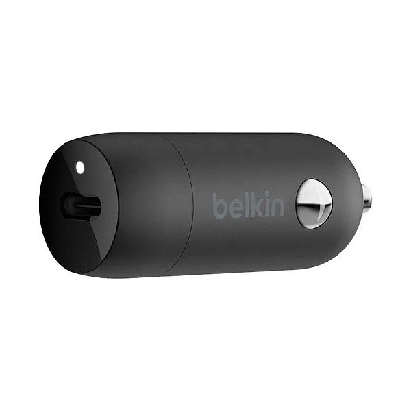 Carregador Veicular Belkin 20W CCA003BTBK USB-C Preto