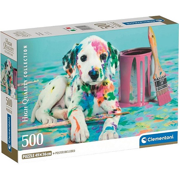 Quebra-Cabeça The Funny Dalmatian High Quality Collection Clementoni - 35545 (500 peças)