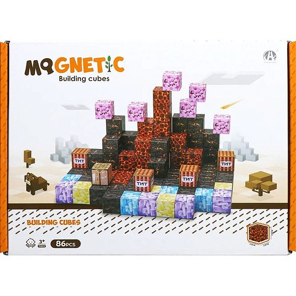 Jogo de Cubos Magnéticos Chuang Huang - CH1353 (86 peças)