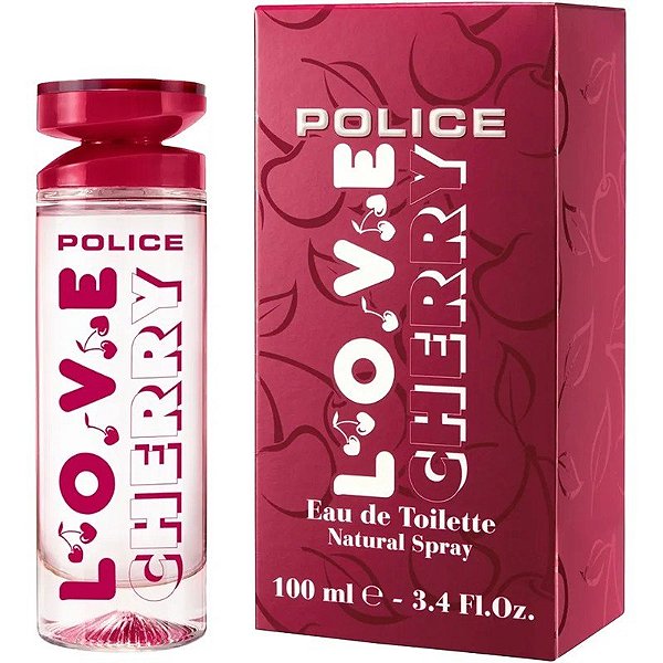 Perfume Policial Love Cherry EDT 100mL - Feminino