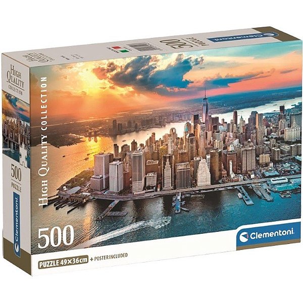 Quebra-Cabeça New York High Quality Collection Clementoni - 35543 (500 peças)