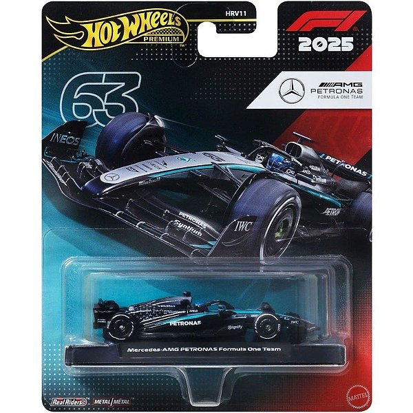 Mini Caminhonete Fórmula 1 Mercedes AMG Petronas Team Hot Wheels Premium - Mattel HRV11 JKD80