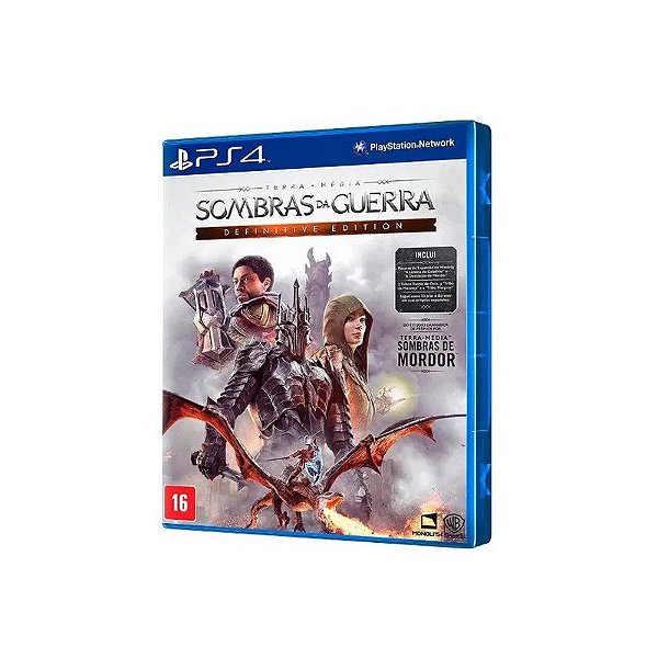 Jogo Sombras da Guerra Definitive Edition PS4