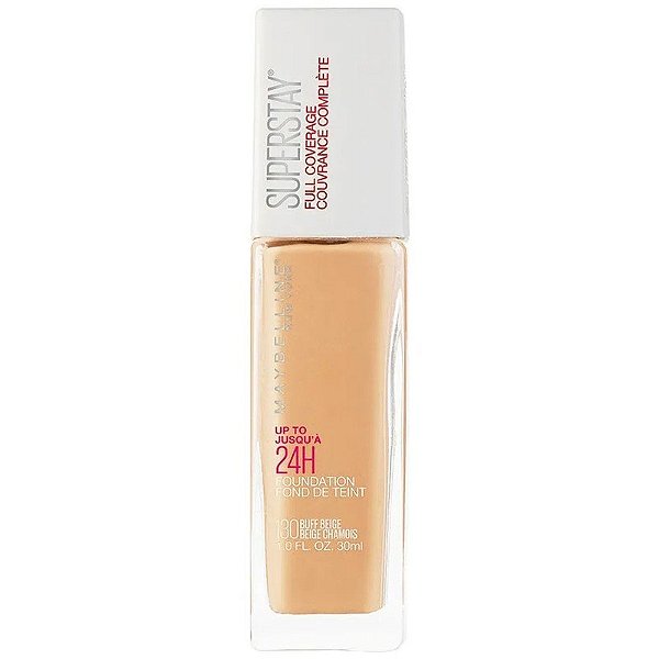 Base Maybelline Super Stay Full Coverage 24H 130 Buff Beige - 30mL