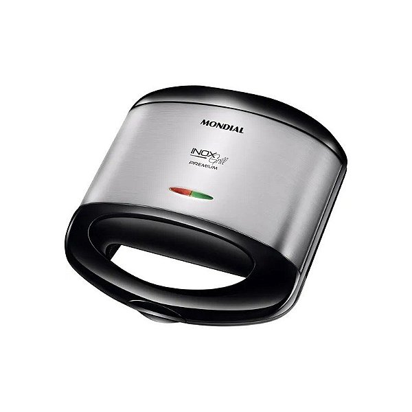 Sanduicheira Mondial s-07 Inox Grill Premium 800 W - Preto/Prata