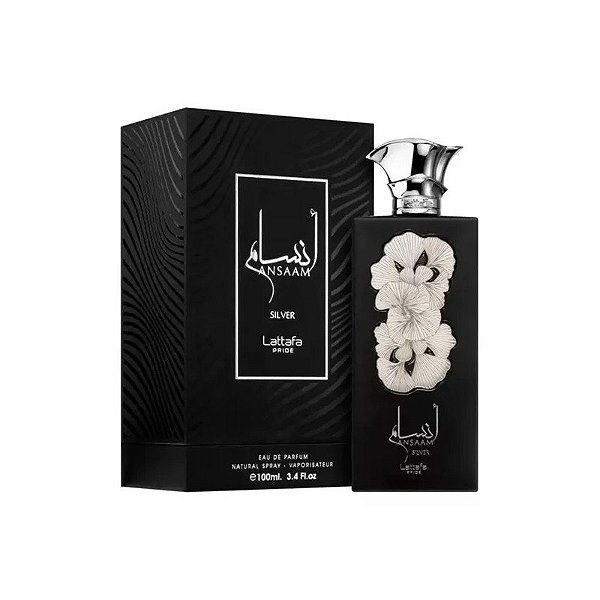 Perfume Lattafa Ansaam Silver Eau de Parfum Unissex 100ML