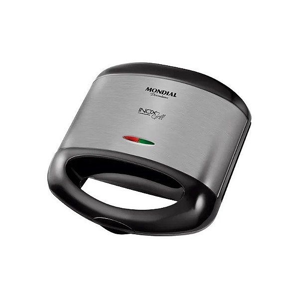 Sanduicheira Grill Mondial Premium S-07 800 W 220V Preto Prata.