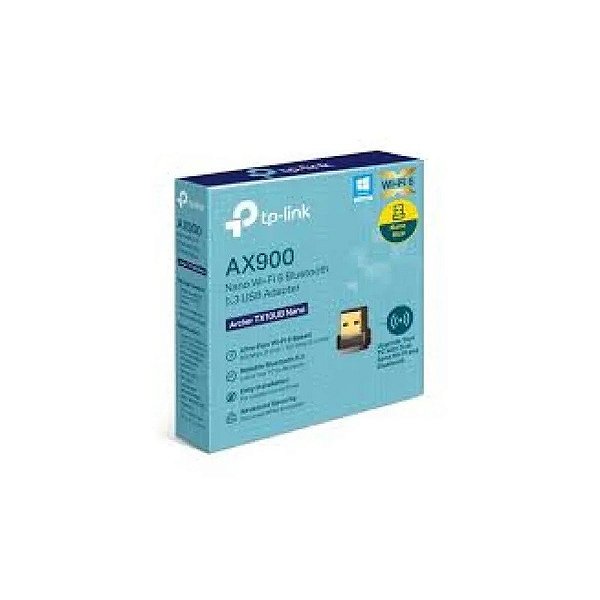 Adaptador USB TP-Link Archer TX10UB Nano AX900 Wi-Fi 6 e Bluetooth