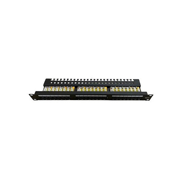Painel de Emenda Categoria 6 com 24 Portas RJ45 Modelo JZ-2008-3