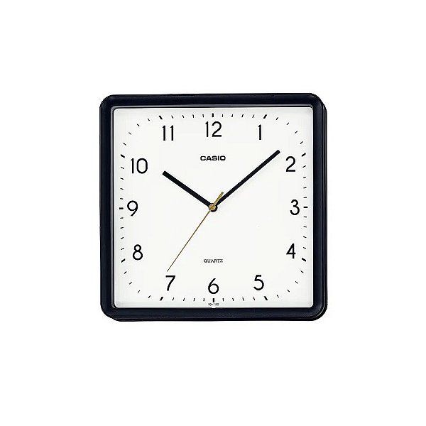 Relógio de Parede Quadrado Casio IQ-152-1DF Preto