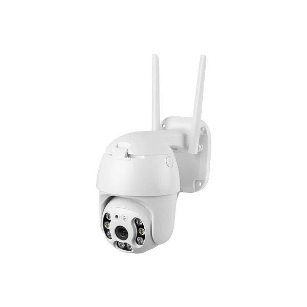 Câmera de Segurança IP IPF-08A - 3MP - 1080P - Wi-Fi - Branco