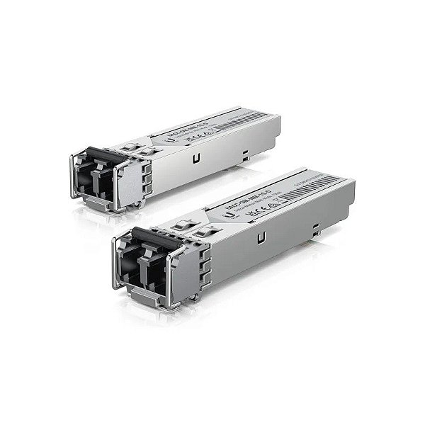 Kit de 2 Peças Ui. UACC-OM-MM-1G-D-2 SFP 1GBPS 550M LC 850-850NM