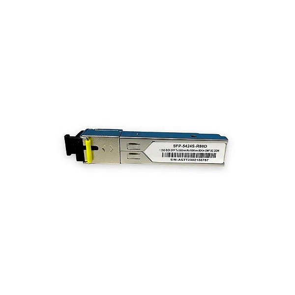 F. M SFP 1.25G 80KM Bidi TX1550-RX1310-1490NM WDM 5424S-R80D