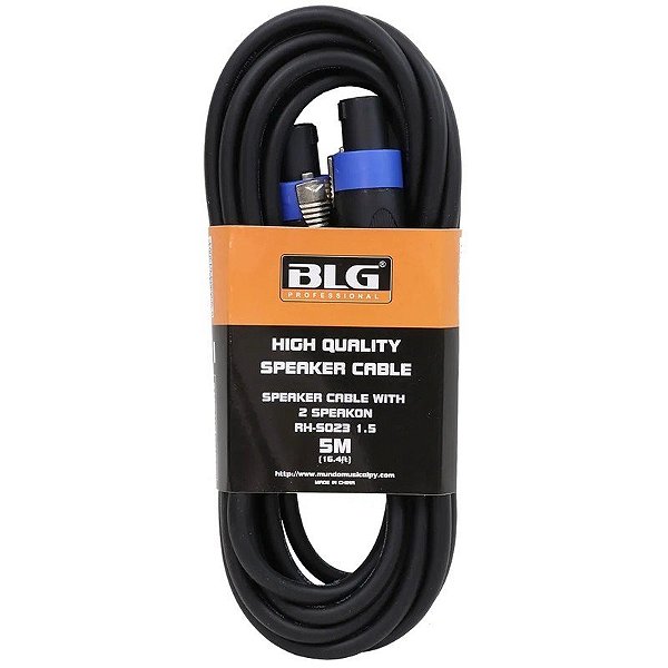Cabo para Caixa Acústica NL2 a NL2 BLG RH-S023 1.5 - 5M