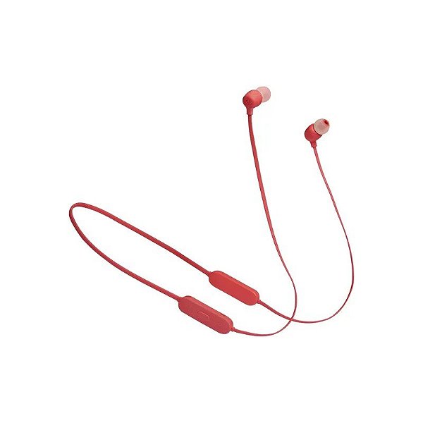 Fones de Ouvido Sem Fio JBL Tune 125BT Bluetooth - Coral